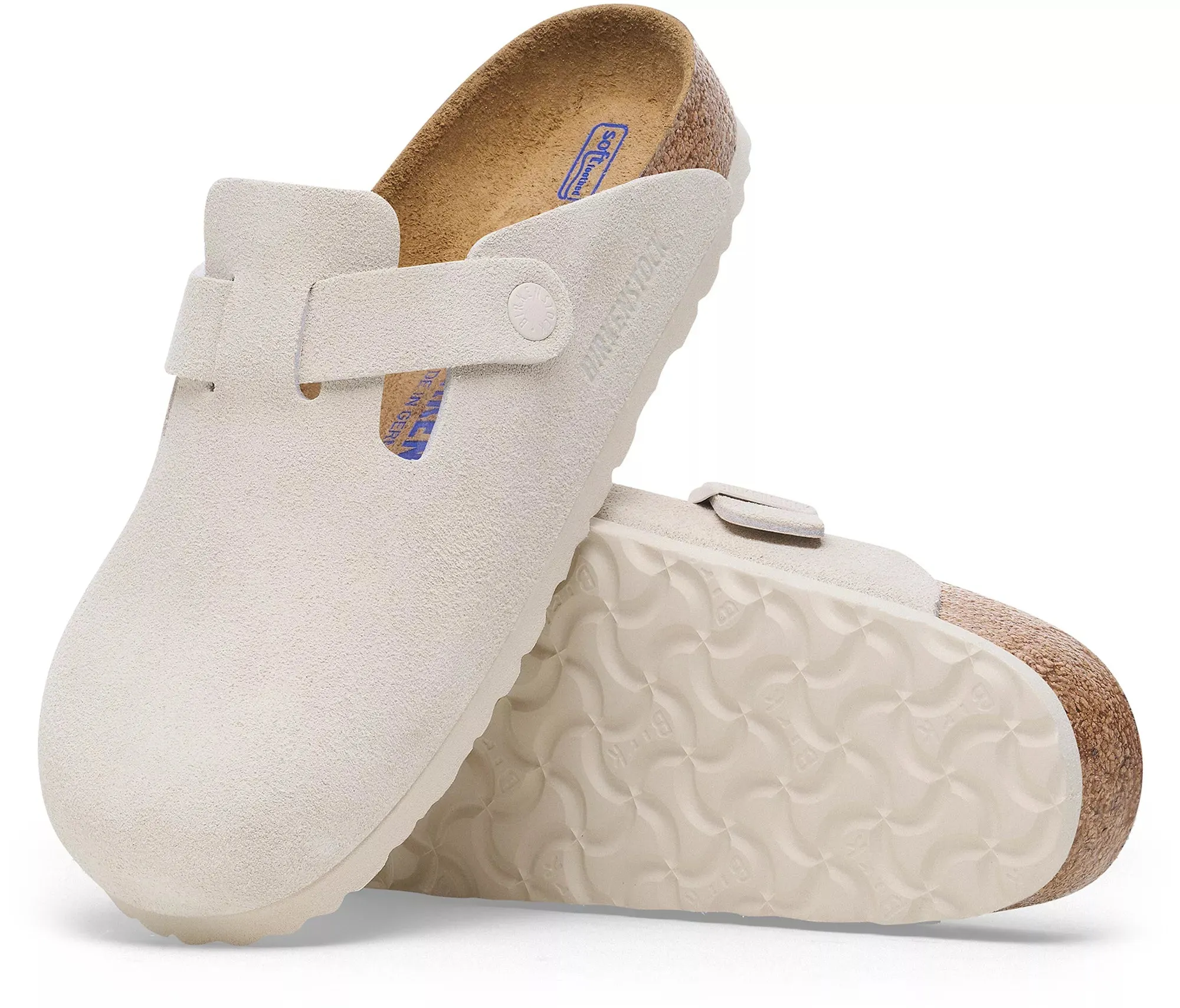 Birkenstock Boston Soft Footbed Suede Leather