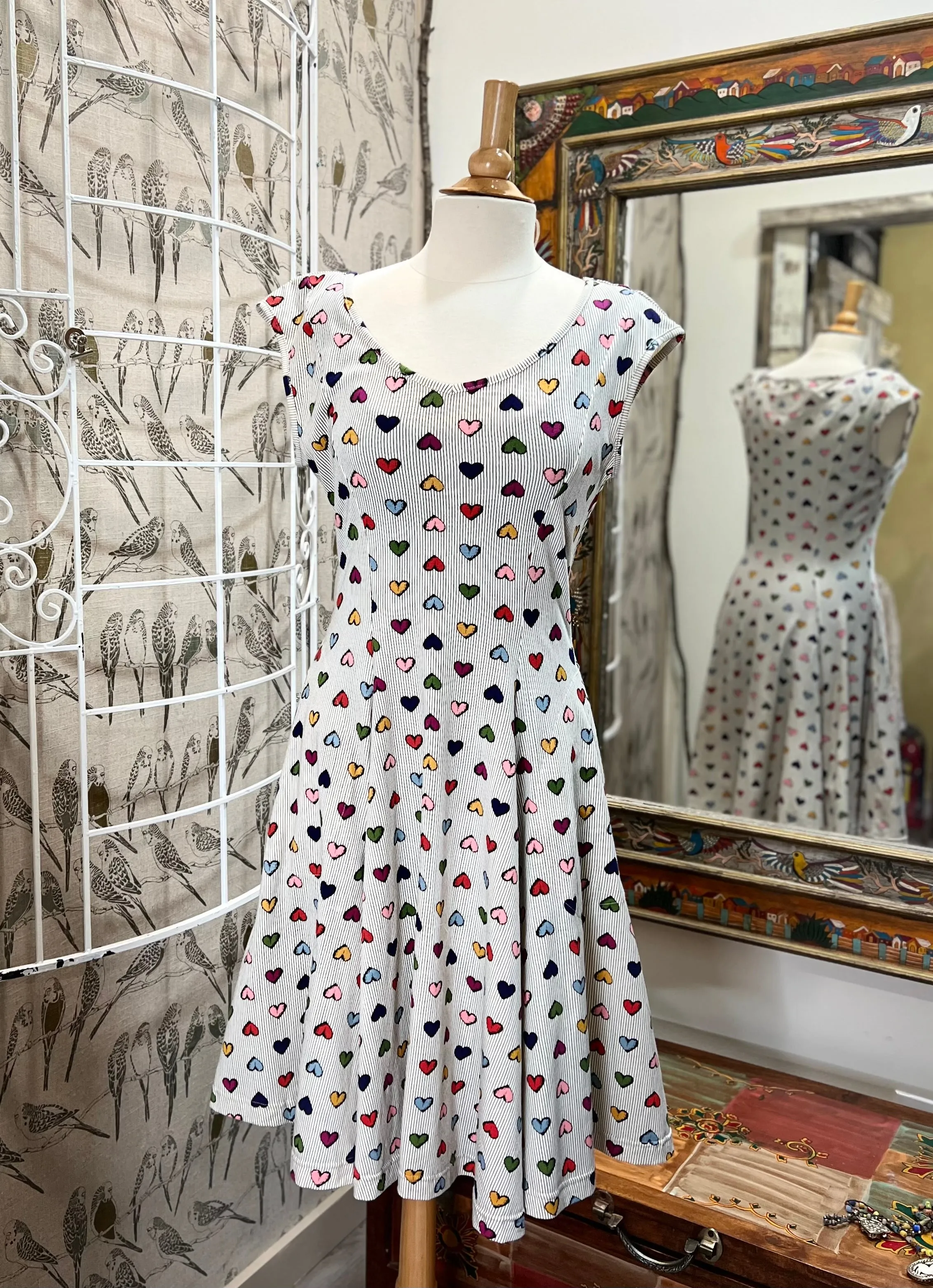 Effies Heart Daydream Dress in Elegant Cora Print