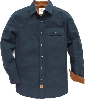 Dubinik? Mens Flannel Shirts Long Sleeve Flannel Shirt for Men Casual Button Down Brushed 100% Cotton Shirt