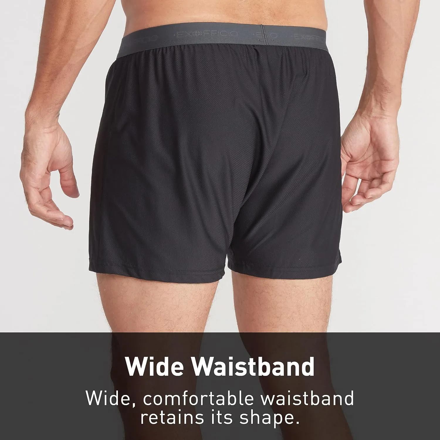 ExOfficio Men's Give-N-Go 2.0 Boxer - Breathable Durable Easy Care Travel Underwear
