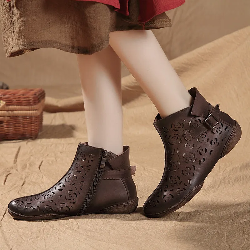 Handmade Summer Hollow Retro Boots