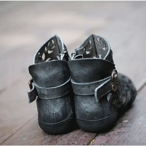 Handmade Summer Hollow Retro Boots
