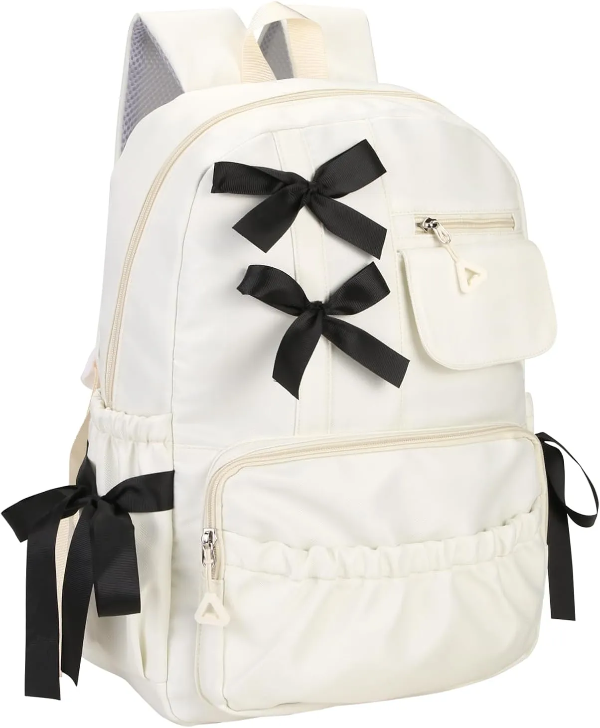 Phaoullzon Girls Backpack with Bow for School Kids Coquette Bookbag Kawaii Dance Bag