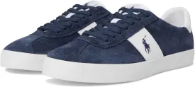 POLO RALPH LAUREN Men's Court Vulc Leather-Suede Sneaker
